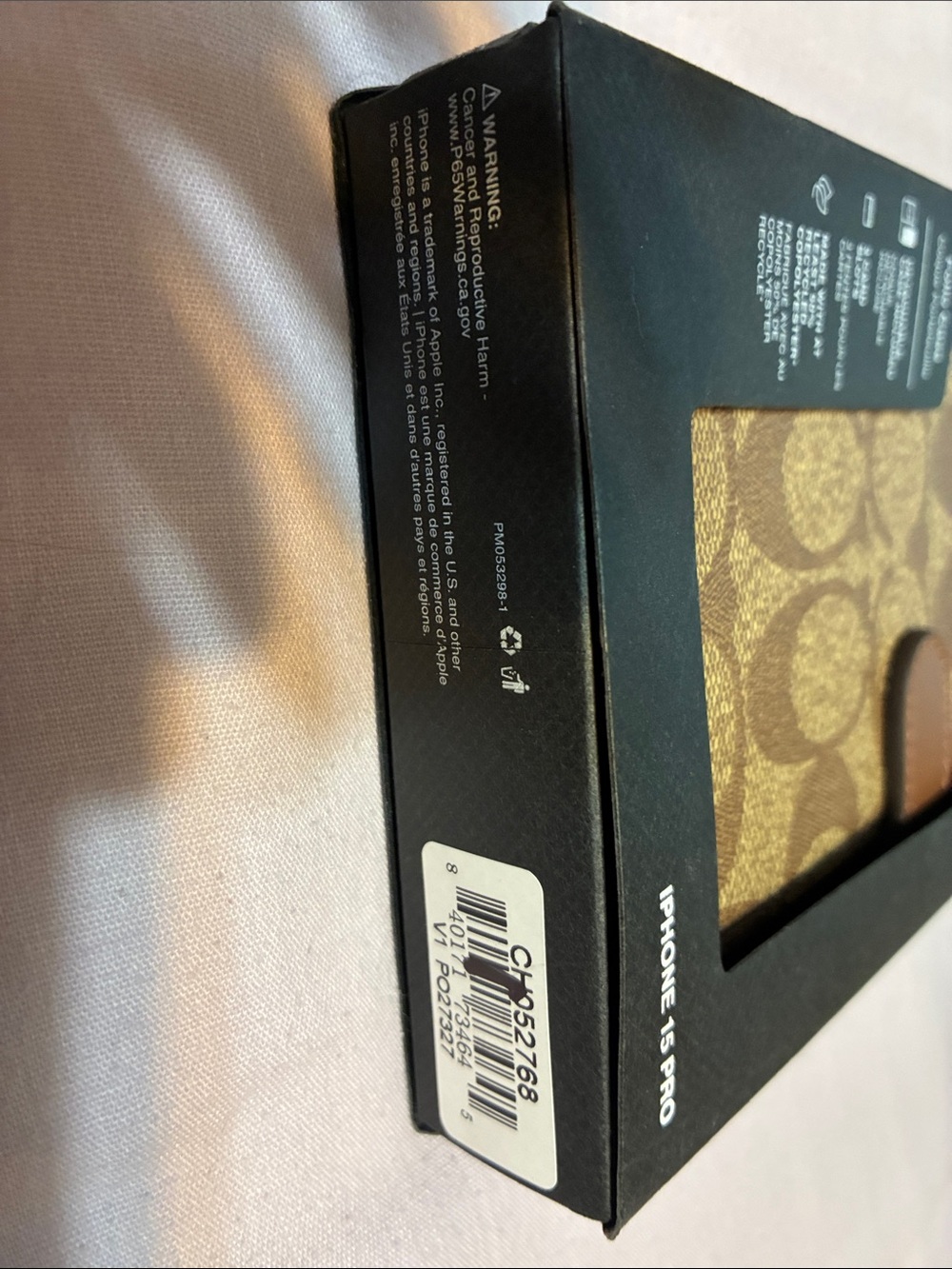 Coach Black Branded Phone Case Box - Picture 9 of 11